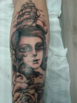 lady rose tattoo
